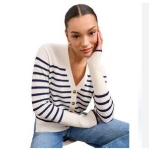 NWOT La Ligne Lean Lines Cashmere Cardigan (size XS)